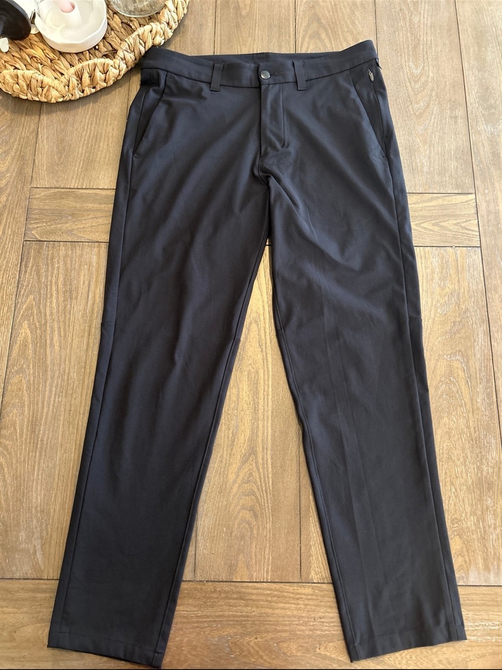 lululemon athletica Men's Black Stretch Dress Pants